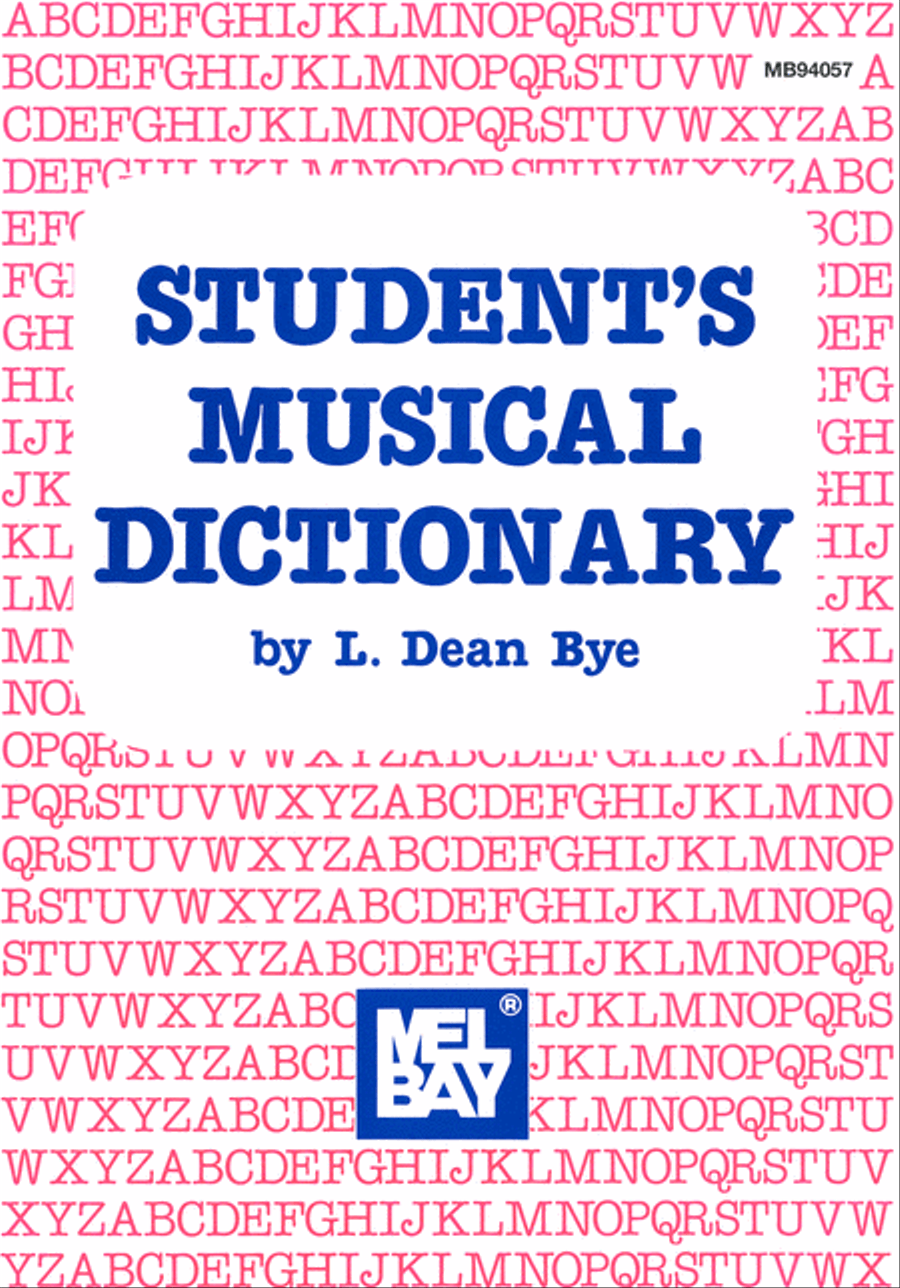 Student's Musical Dictionary Dictionaries scores gallery preview page 1