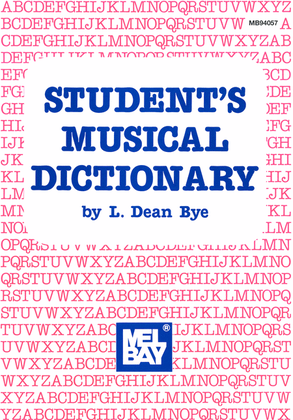 Book cover for Student's Musical Dictionary