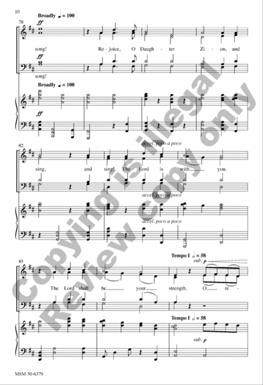 Rejoice and Sing 4-Part scores gallery preview page 10