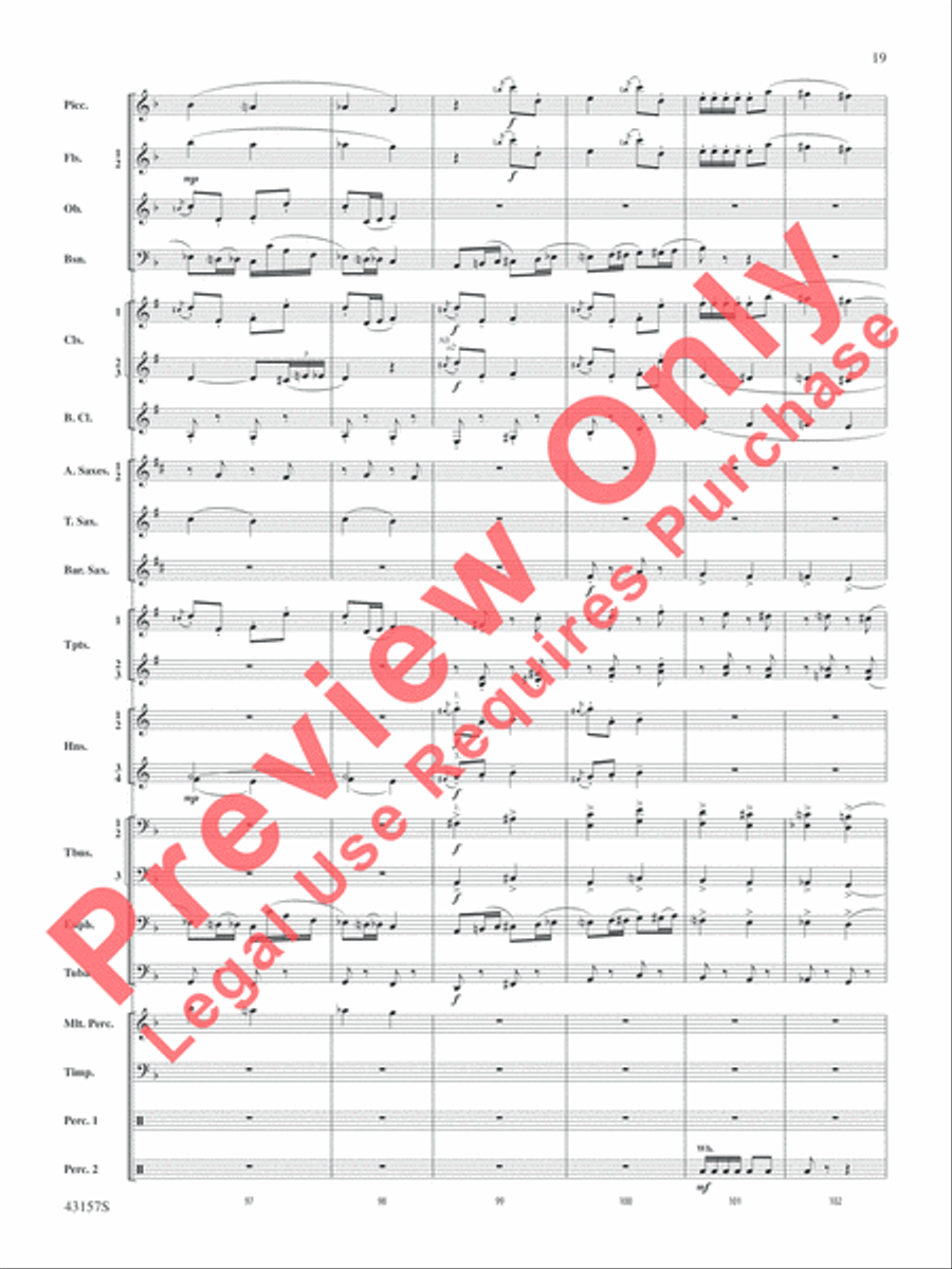 Gershwin by George! Gershwin by George! Concert Band scores gallery preview page 20