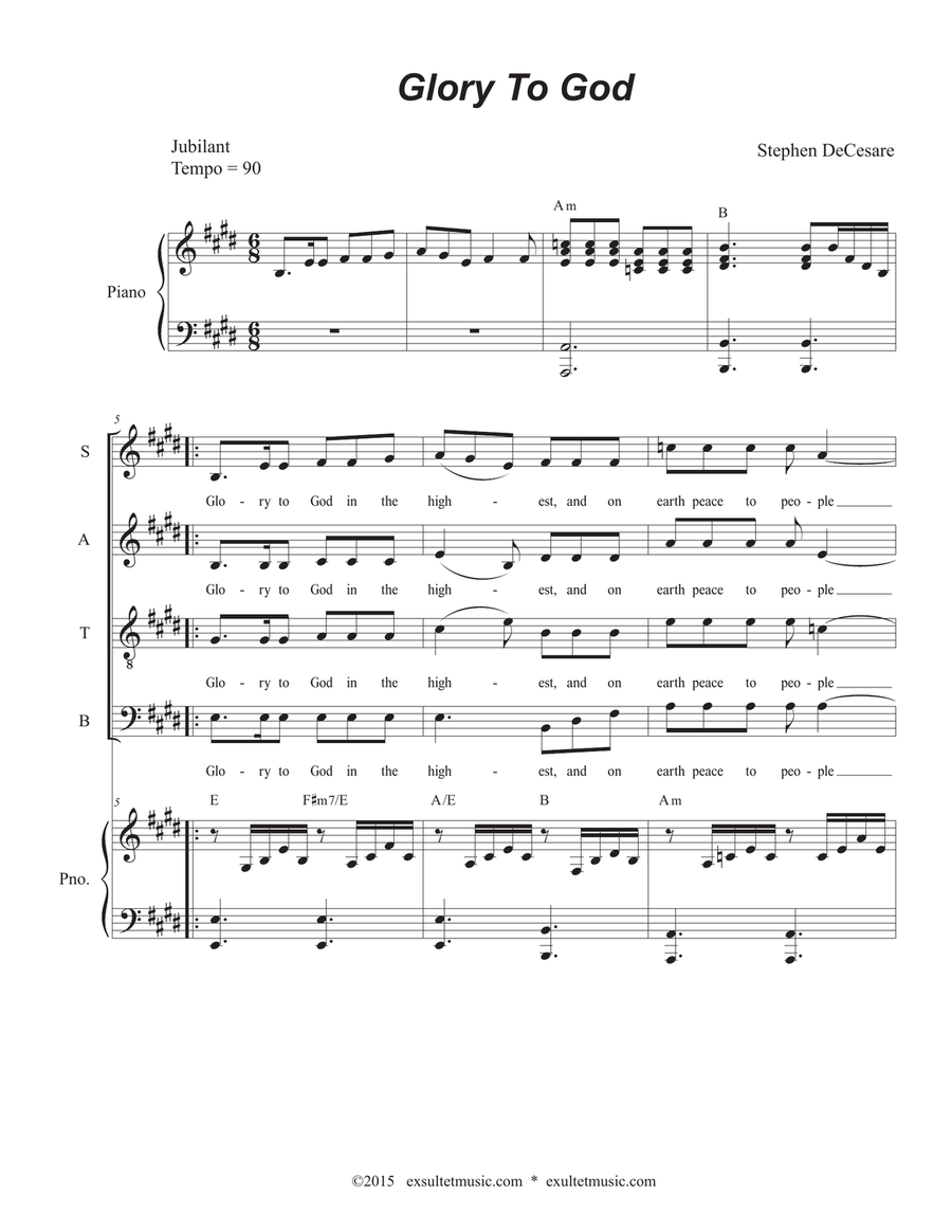 Mass of the Holy Cross (Choir/Vocal Score) 4-Part scores gallery preview page 5
