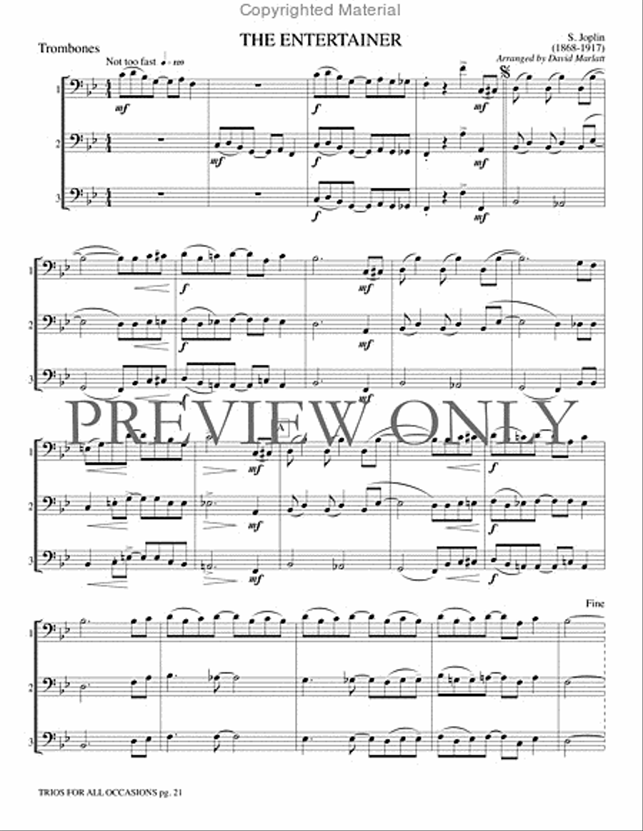 Trios for All Occasions Small Ensemble scores gallery preview page 22