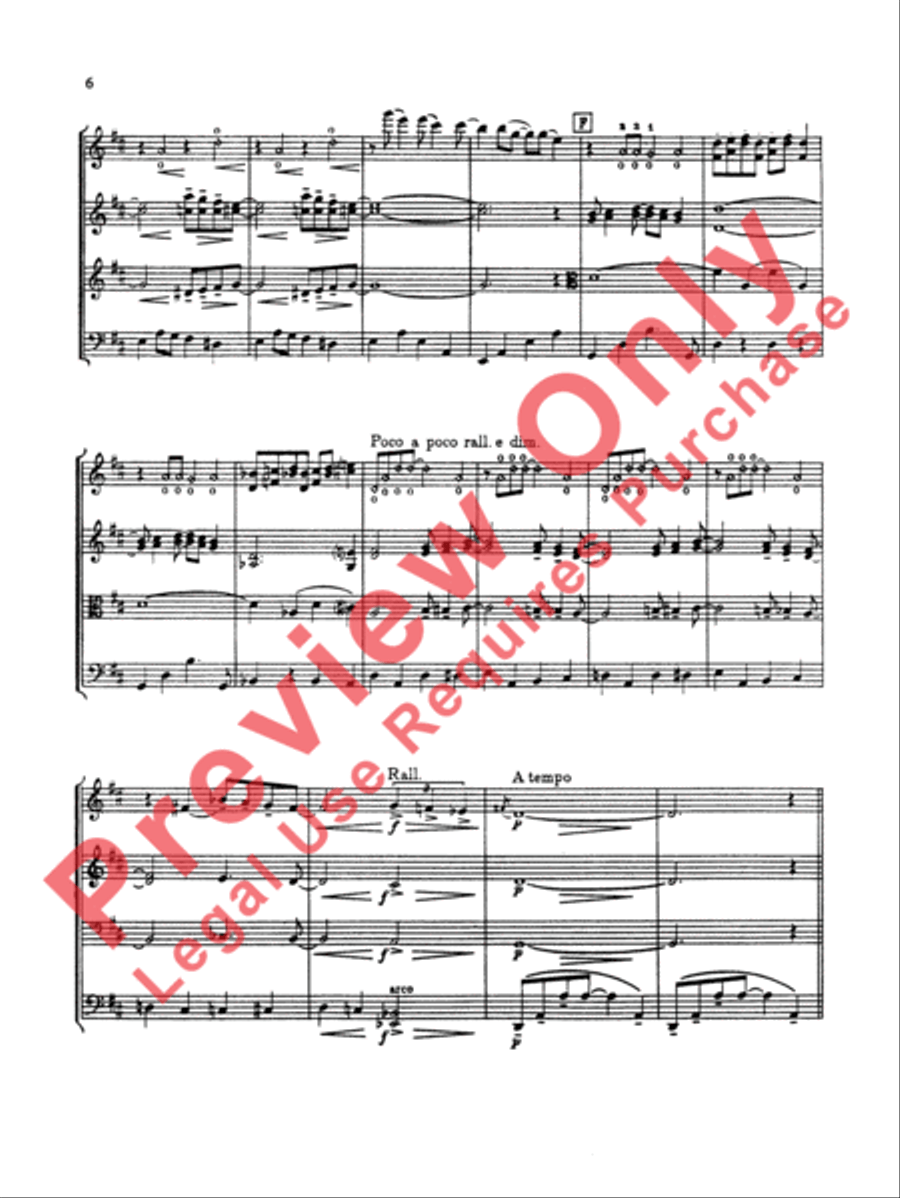 Lullaby - String Quartet String Quartet scores gallery preview page 7