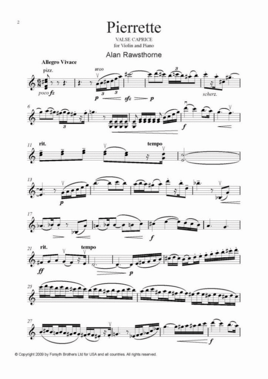 Jewels Violin Solo scores gallery preview page 1