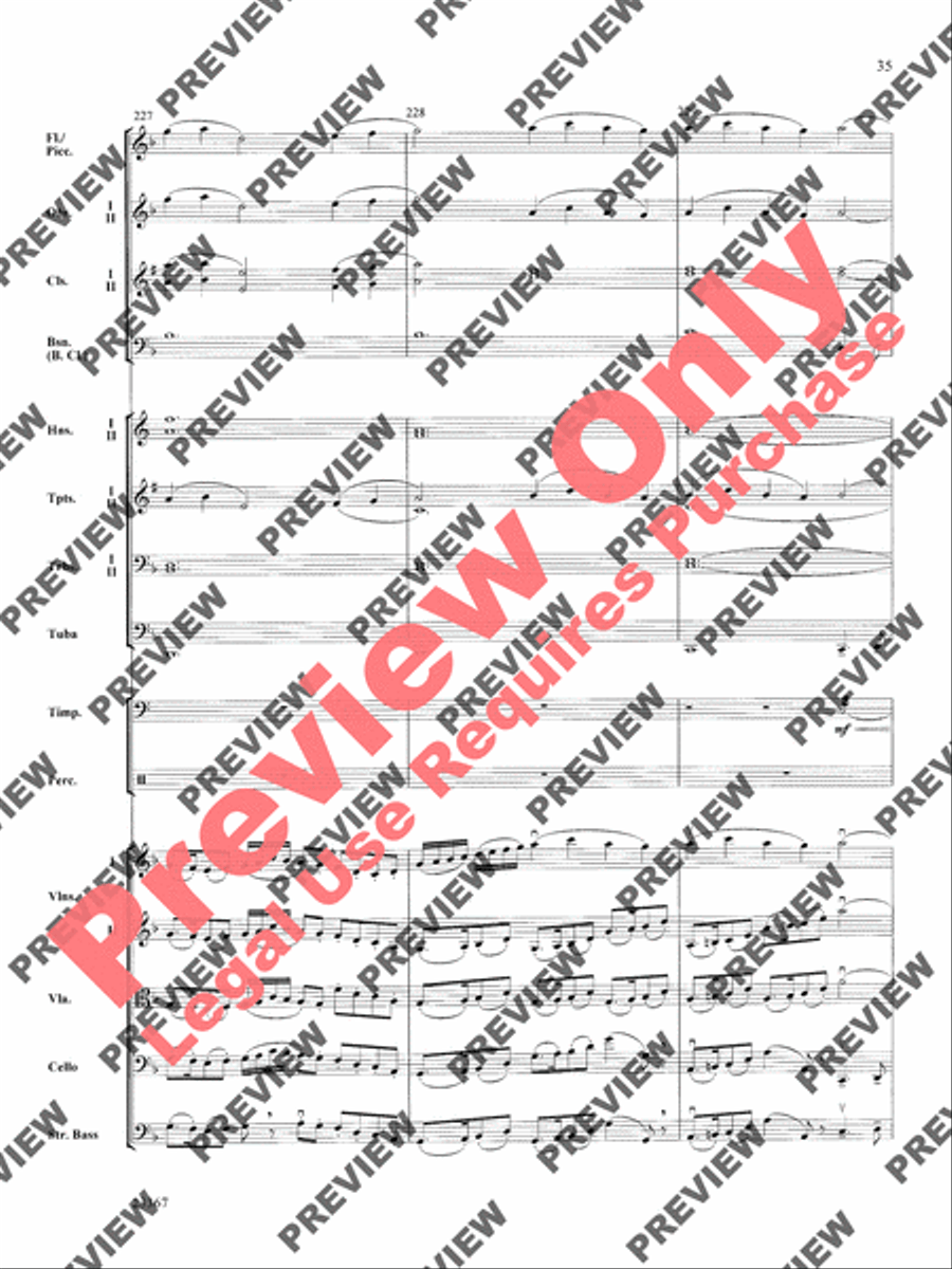 Overture to the Wasps Full Orchestra scores gallery preview page 35