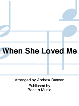 Book cover for When She Loved Me