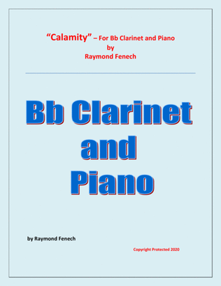 Book cover for Calamity - For B Flat Clarinet and Piano