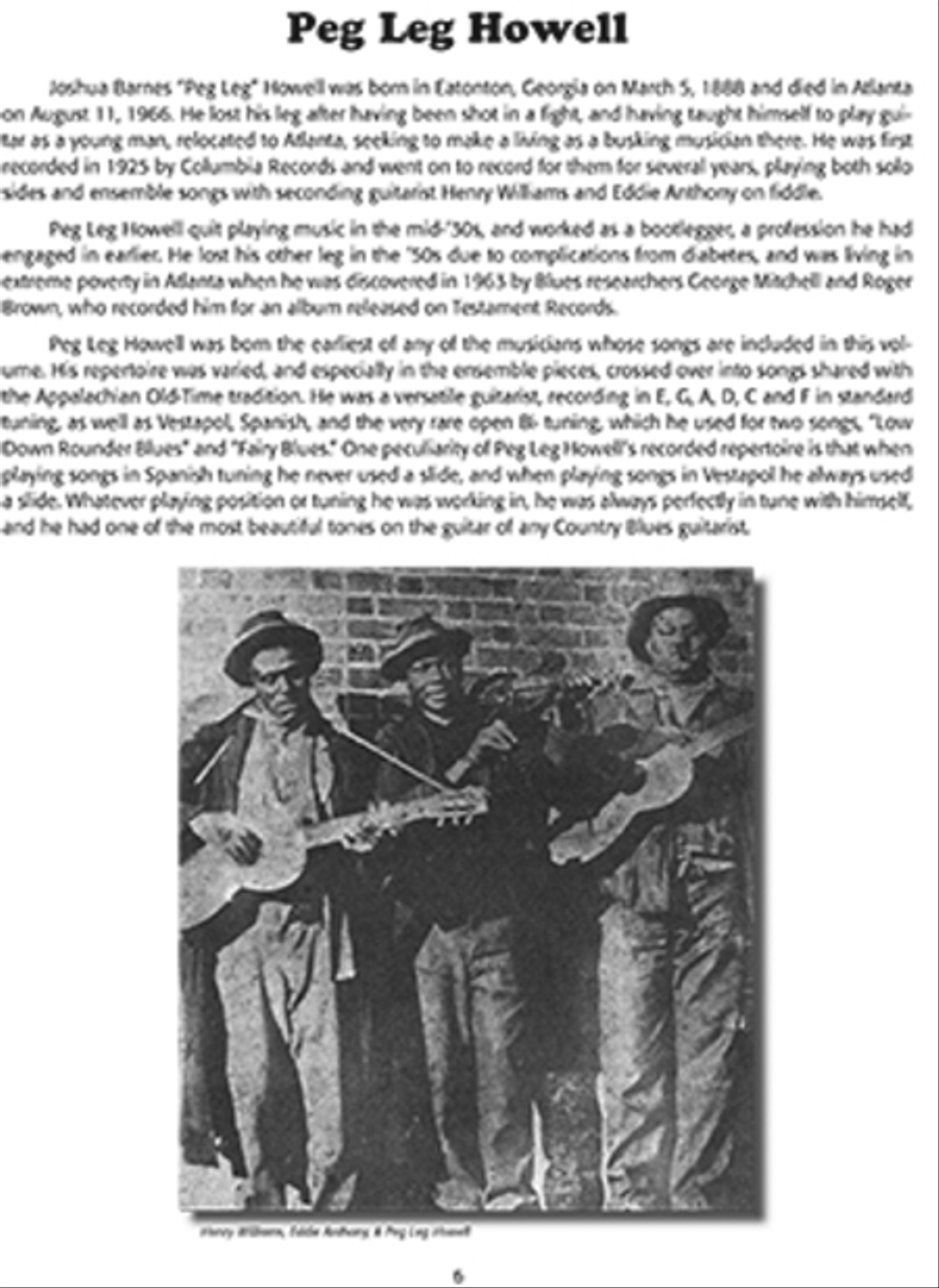 East Coast Fingerstyle Blues Guitar East Coast Fingerstyle Blues Guitar Electric Guitar scores gallery preview page 2