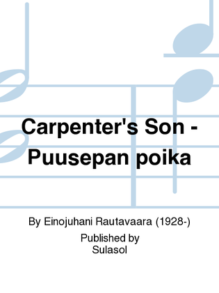 Carpenter's Son - Puusepän poika