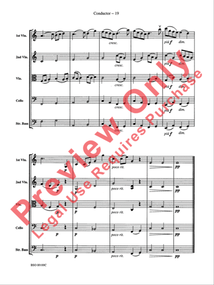 Knightsbridge Suite String Orchestra scores gallery preview page 21