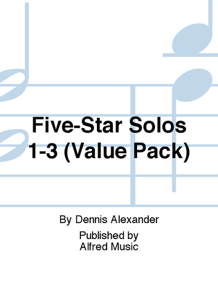 Book cover for Five-Star Solos 1-3 (Value Pack)
