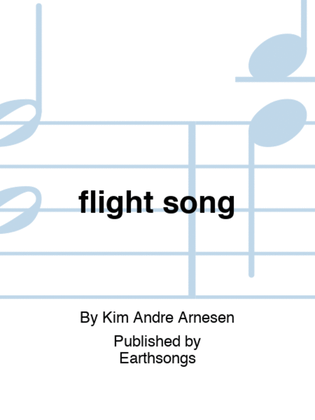 Book cover for flight song
