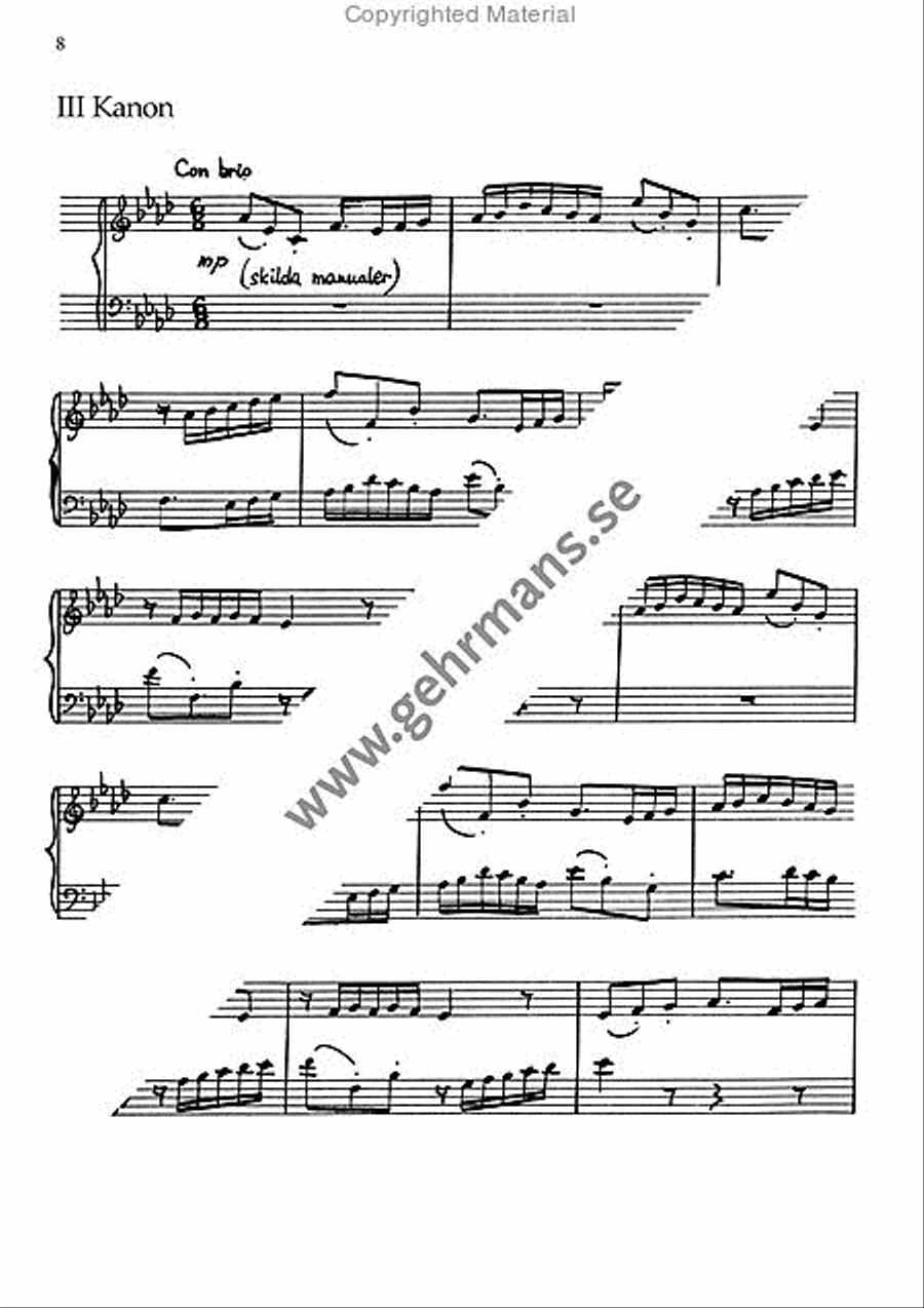 Komme ditt rike Organ Solo scores gallery preview page 5