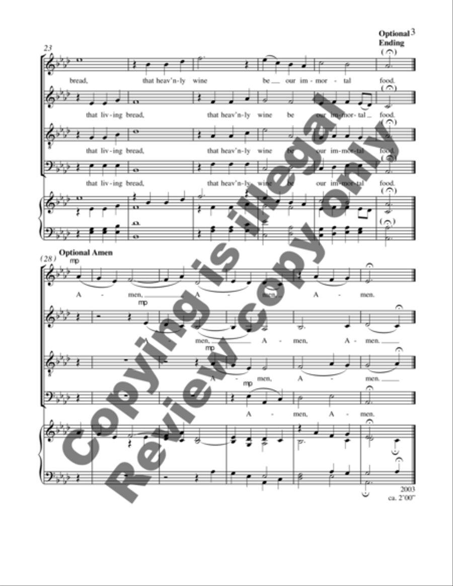 Be Known to Us (The Road to Emmaus) 4-Part scores gallery preview page 6