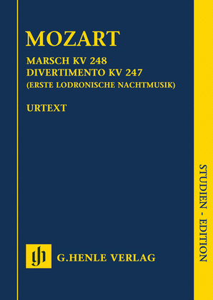 Book cover for March K. 248, Divertimento K. 247