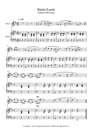 Santa Lucia - Italian Folk Song (Oboe + Piano)