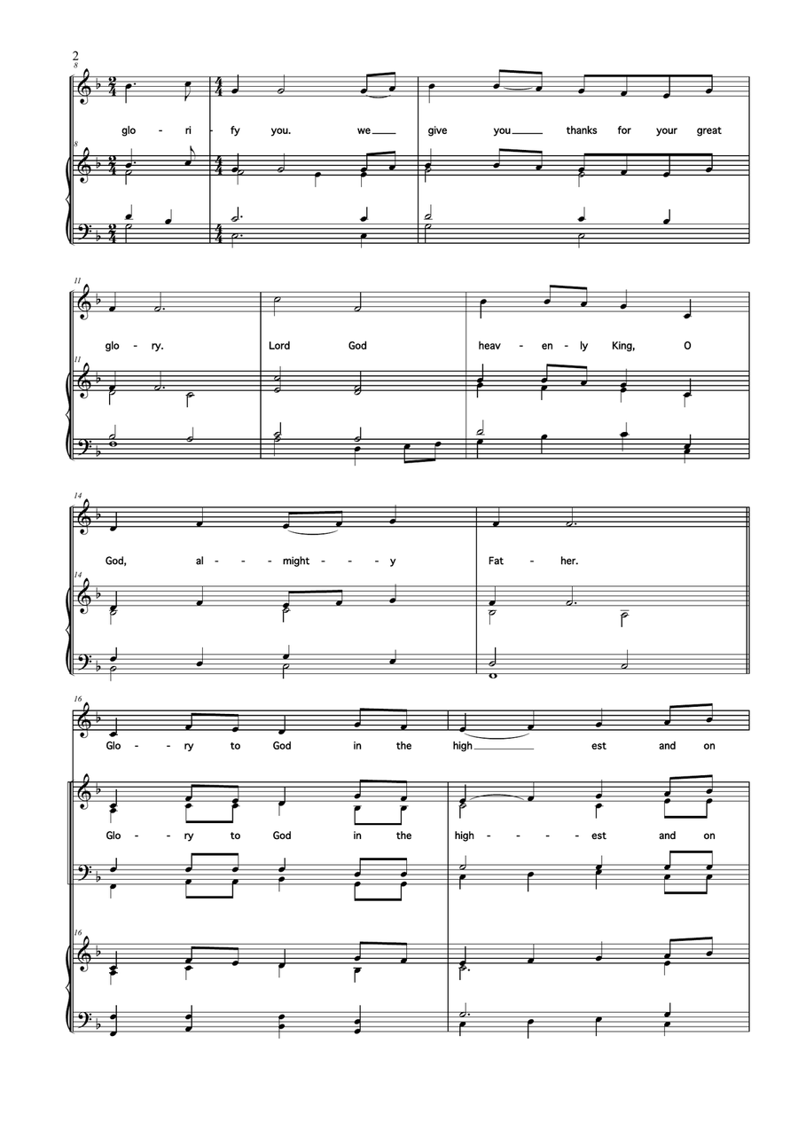 Mass of Renewal - Accompaniment Edition 4-Part scores gallery preview page 6