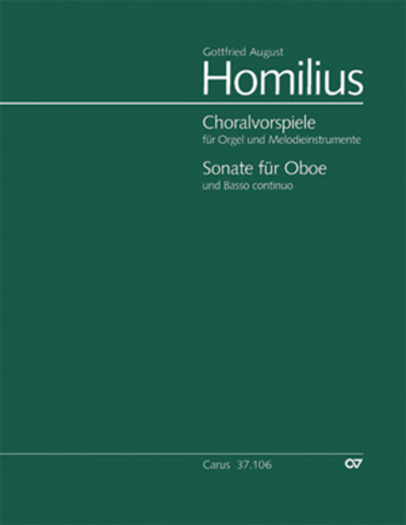 Homilius: Samtliche Choralvorspiele