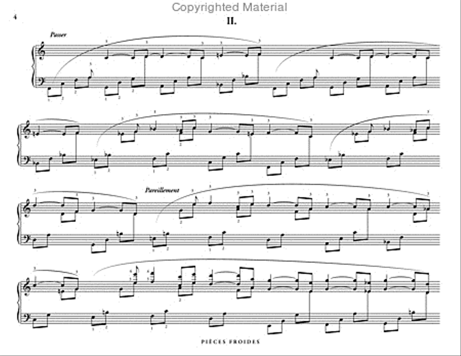 Pieces Froides Percussion Ensemble scores gallery preview page 3