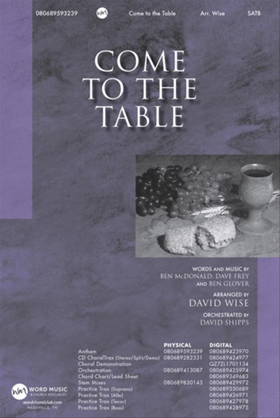 Come to the Table - Stem Mixes Stem Mixes scores gallery preview page 1