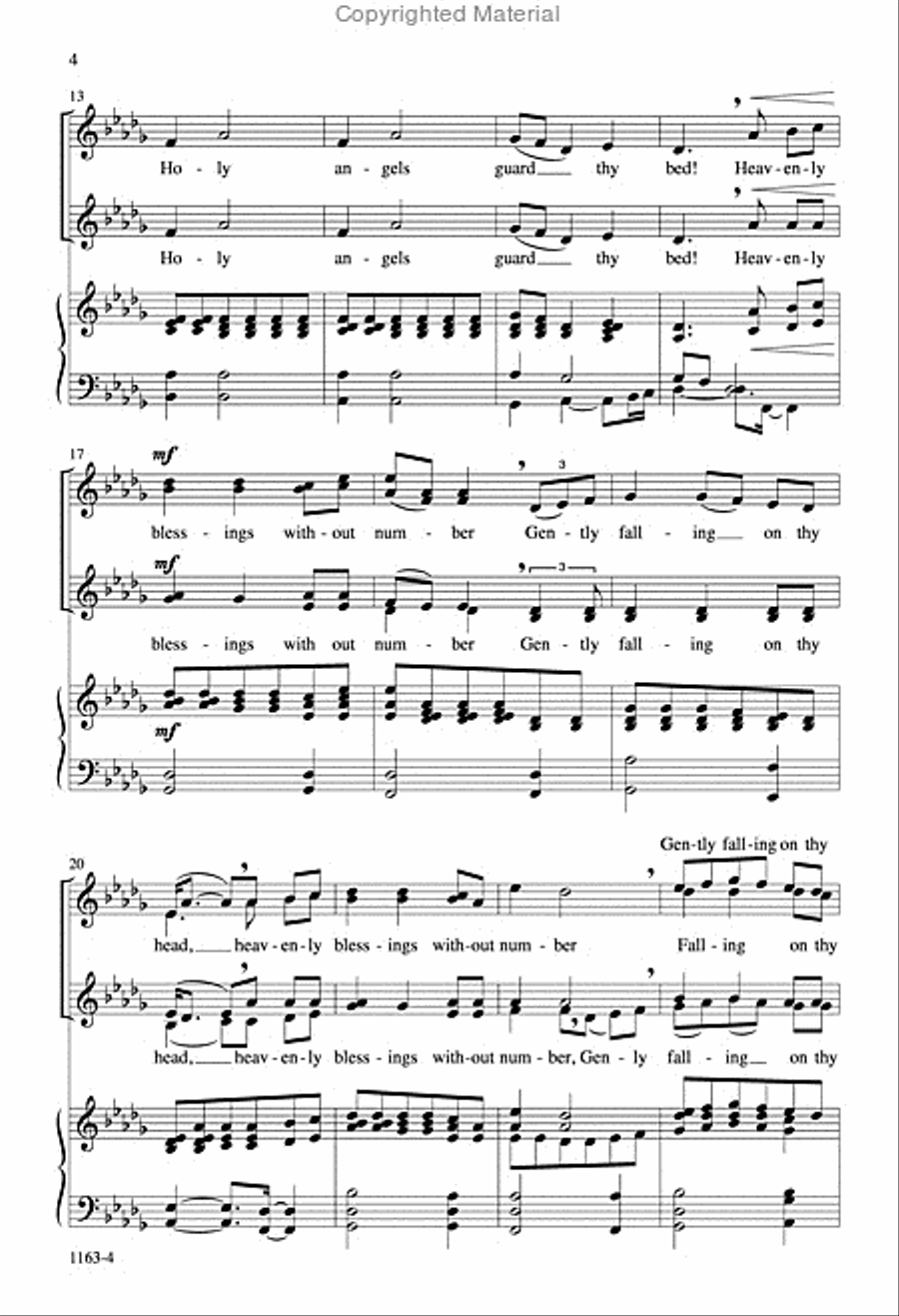 Cradle Hymn - SSAA Octavo SSAA scores gallery preview page 3