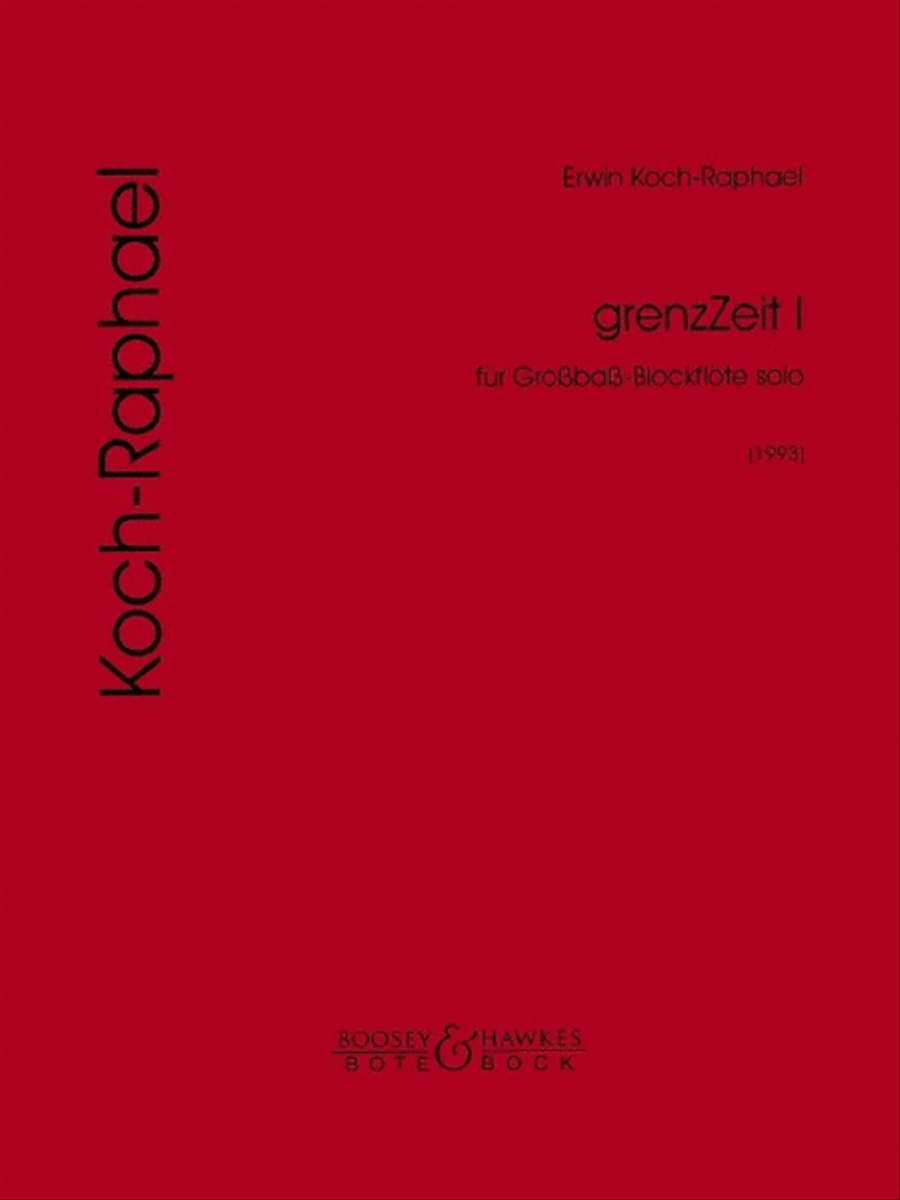 grenzZeit I Bass Recorder scores gallery preview page 1