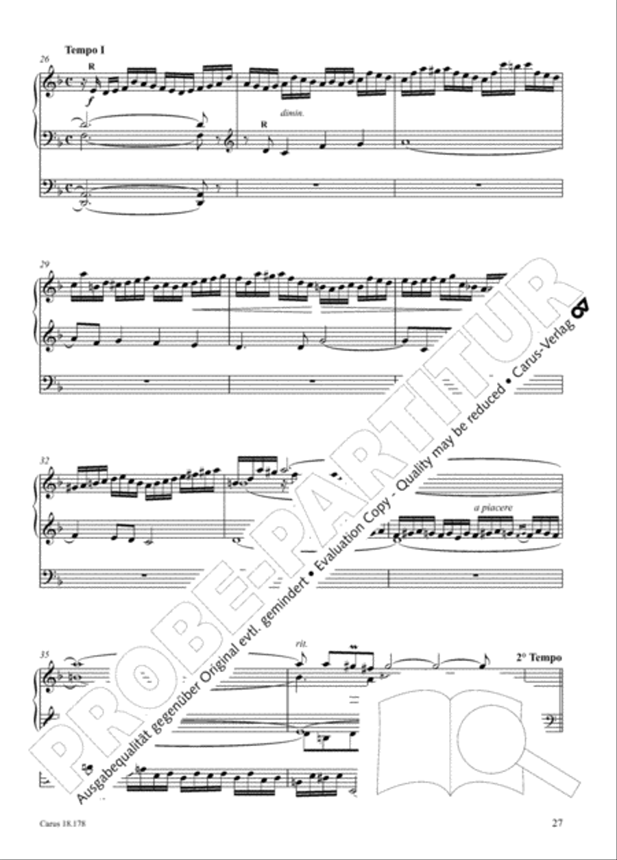 Symphonie No. II pour Orgue Organ scores gallery preview page 42