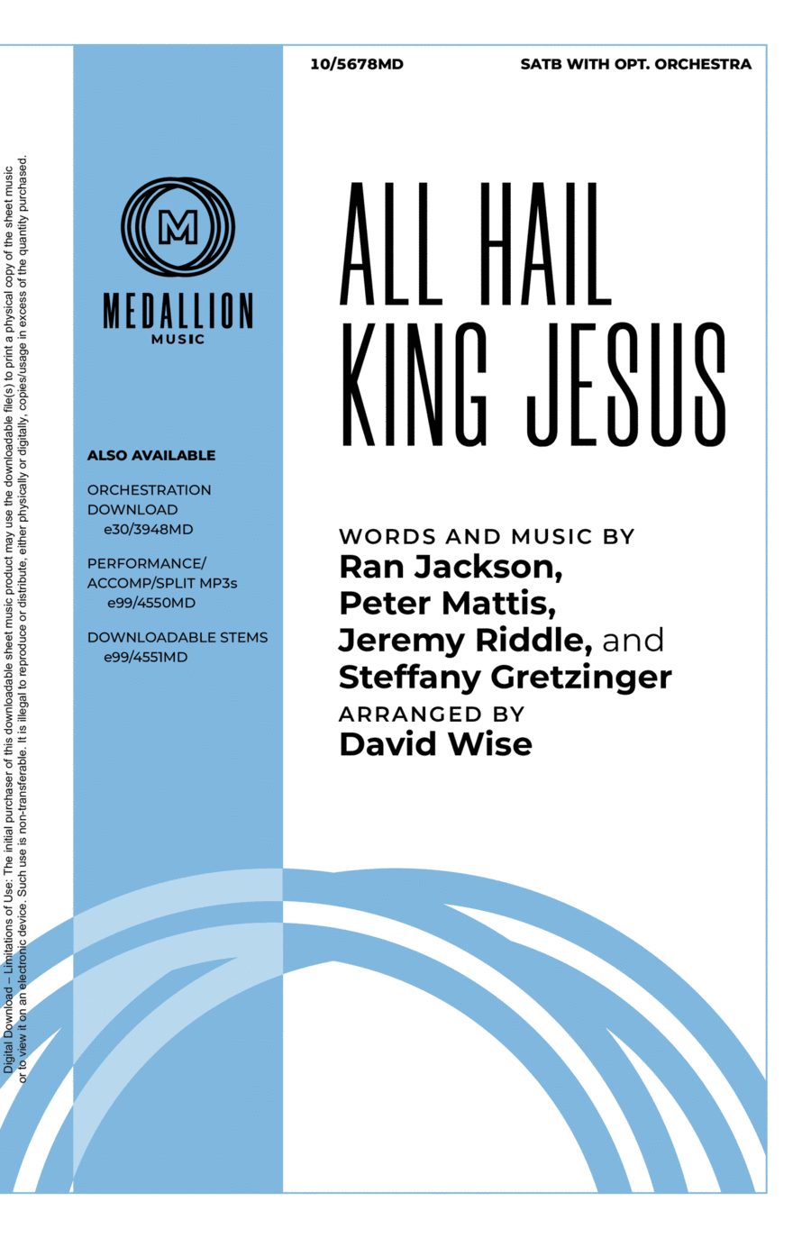 All Hail King Jesus 4-Part scores gallery preview page 1