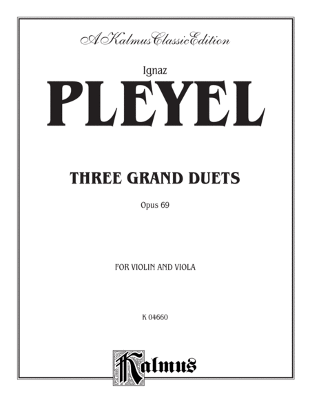 Three Grand Duets, Op. 69