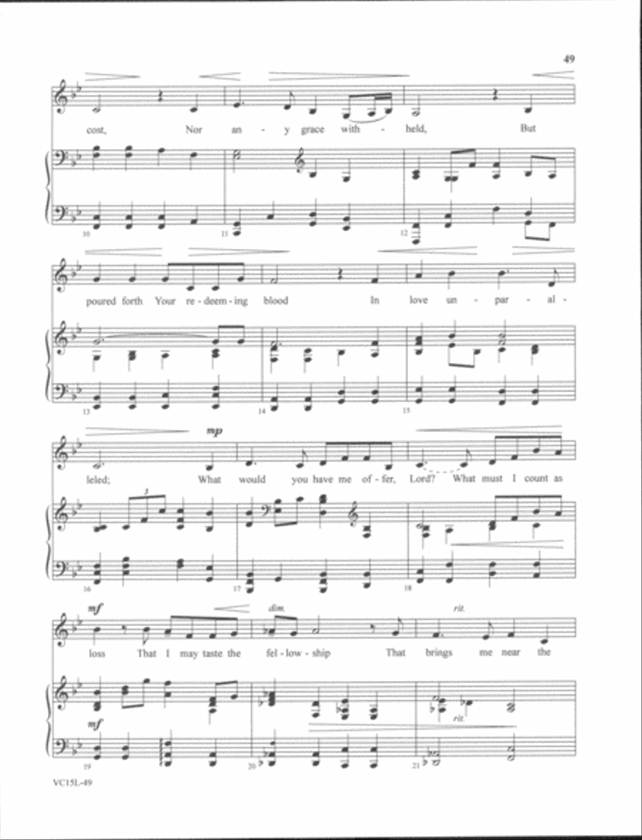 Sacred Solos of Dan Forrest - low voice Low Voice scores gallery preview page 17