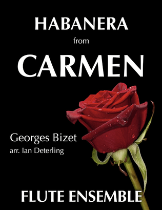 Book cover for Habanera from CARMEN (for flute ensemble)
