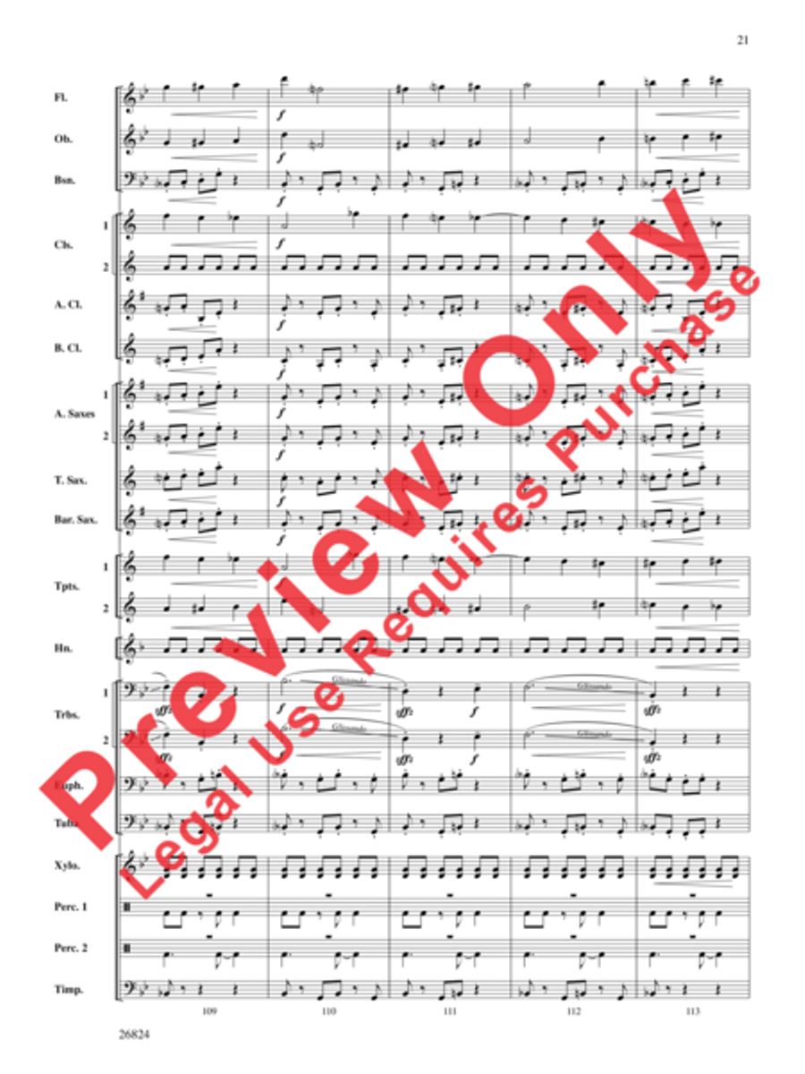 Contraption Concert Band scores gallery preview page 22