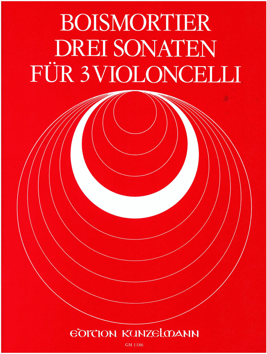 3 Sonatas for 3 celli Cello scores gallery preview page 1