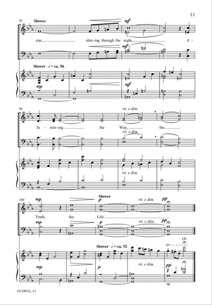Star of Advent 4-Part scores gallery preview page 12