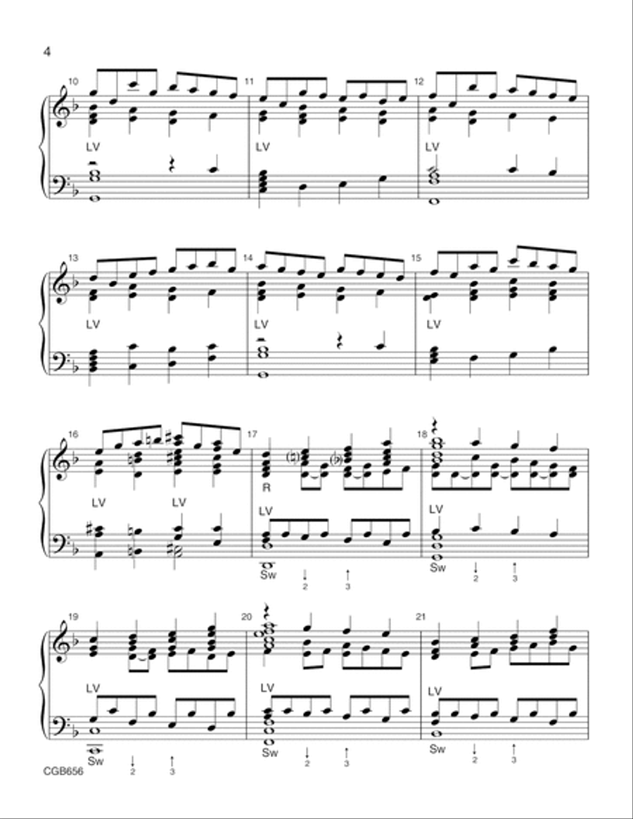 Carillon Festiva Handbell Choir scores gallery preview page 4