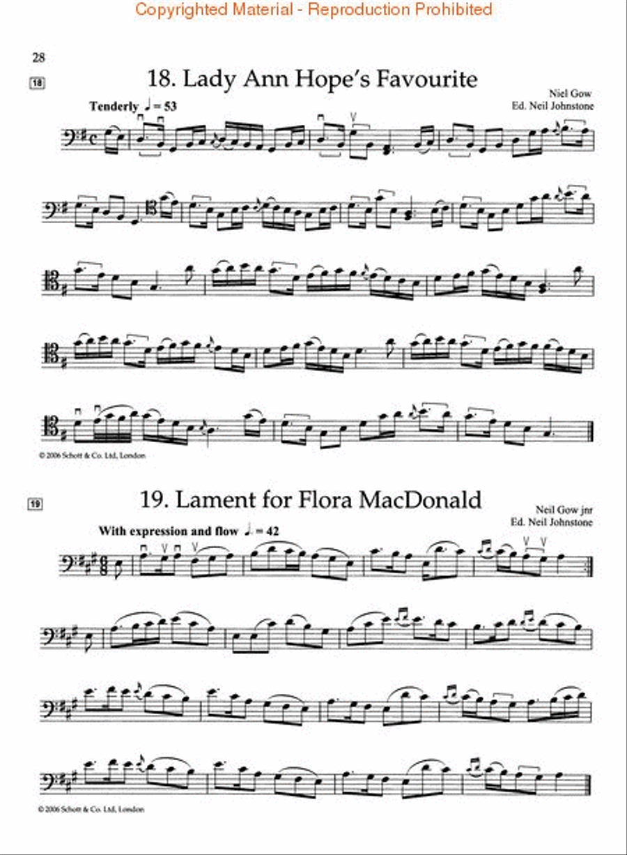 Scottish Folk Tunes Scottish Folk Tunes Cello scores gallery preview page 4