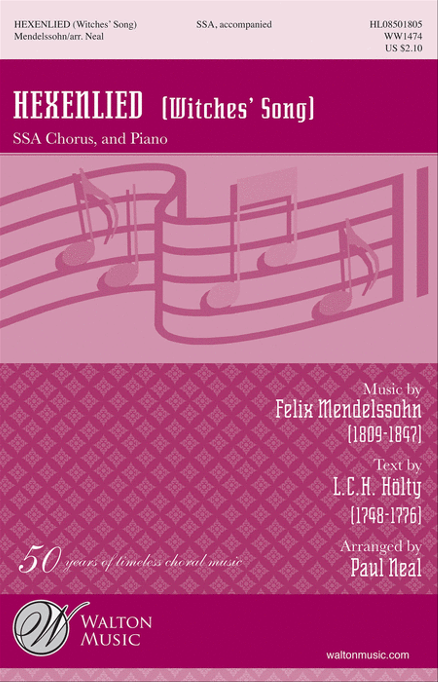 Hexenlied (Witches' Song) SSA scores gallery preview page 1