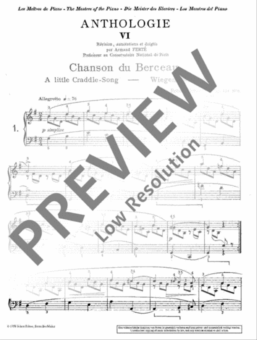 The Master of the Pianos The Master of the Pianos Piano Solo scores gallery preview page 3