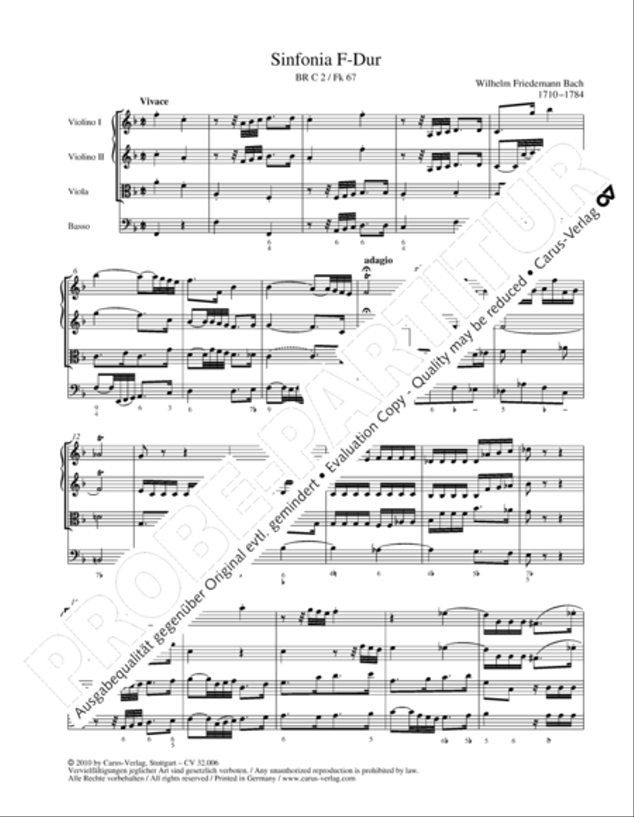 Gesamtausgabe Band 6 (Orchestermusik III: Sinfonien) Orchestra scores gallery preview page 19