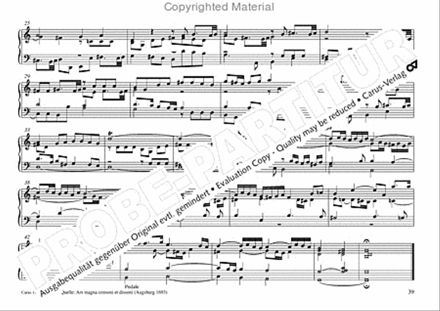 Freiburger Orgelbuch: Stammteil Organ Solo scores gallery preview page 40