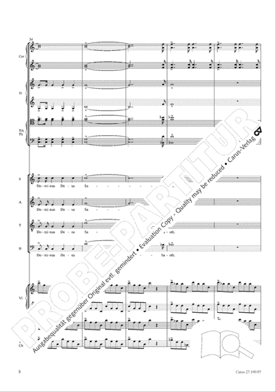 Te Deum Te Deum 4-Part scores gallery preview page 16