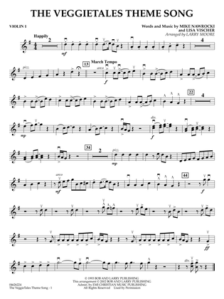 The VeggieTales Theme Song (arr. Larry Moore) - Violin 1