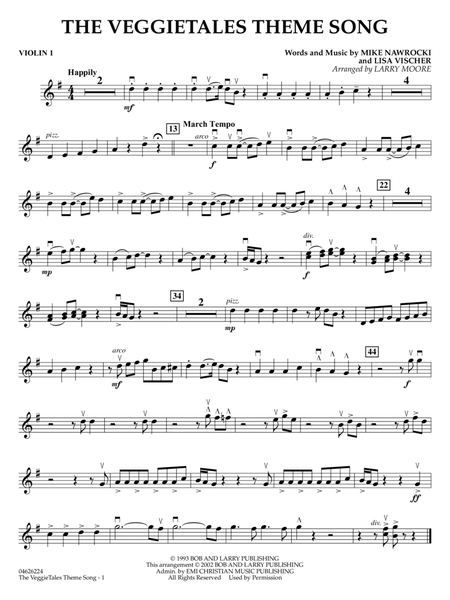 The VeggieTales Theme Song (arr. Larry Moore) - Violin 1