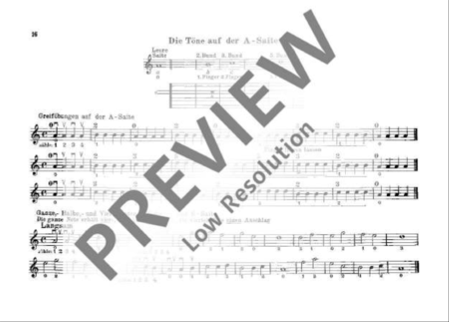 Die Mandolinen-Schule der Jugend Mandolin scores gallery preview page 17