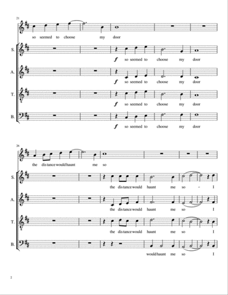 So Near So Near 4-Part scores gallery preview page 2