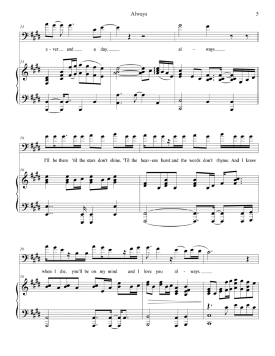 Always Voice scores gallery preview page 5