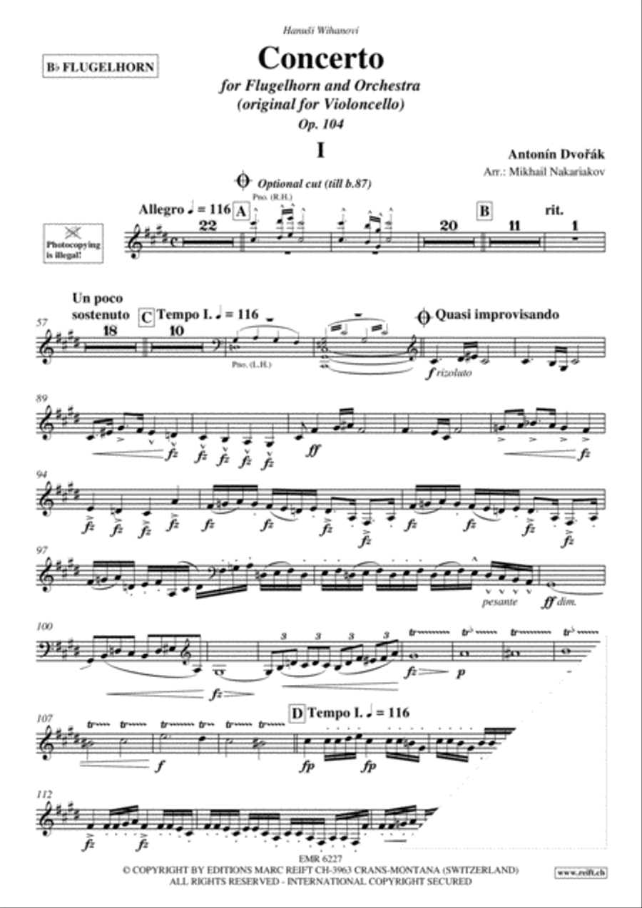 Concerto Concerto Flugelhorn scores gallery preview page 3