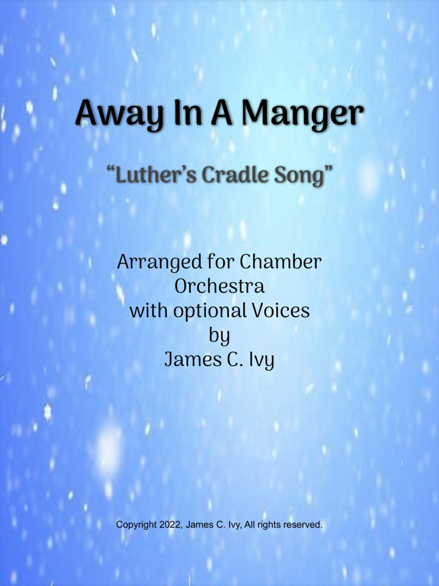 Away In A Manger Chamber Orchestra scores gallery preview page 1