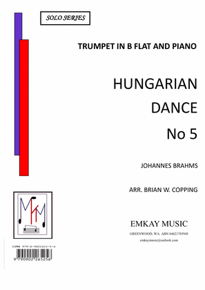 Book cover for HUNGARIAN DANCE NO5 – TRUMPET & PIANO