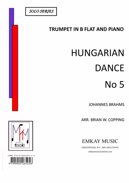 HUNGARIAN DANCE NO5 – TRUMPET & PIANO image number null